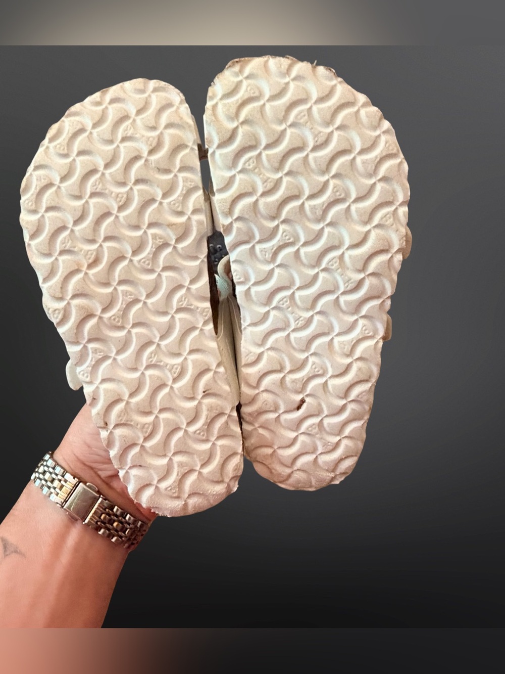 Birkenstock Mayari Kids Sandals – White Birko-Flor® | Size 27 (US Kids 9–9.5) - Picture 7 of 12